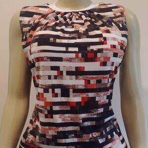 Calvin Klein Abstract Print Blouse Large